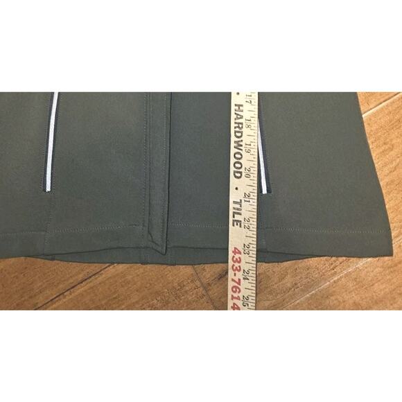 Arista Equestrian Soft Shell Vest Olive Green Full Zip Embroidered riding Sz Med - Picture 12 of 12
